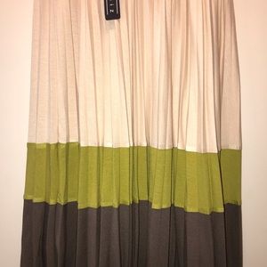 Paniz pleated skirt midi